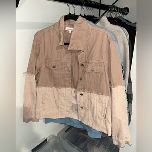 Bohme Women's Two-Tone Pink Jacket